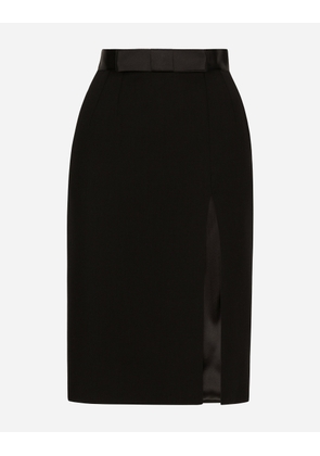Dolce & Gabbana Gonna - Woman Skirts Black Wool 36