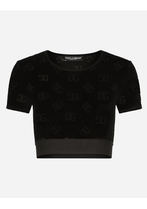 Dolce & Gabbana T-shirt M/corta Giro - Woman Shirts And Tops Black Cotton 48