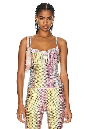 Missoni Sleeveless Top in Resort Soft Multicolor - Pink. Size 38 (also in ).