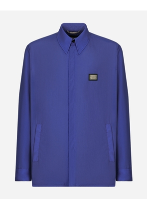 Dolce & Gabbana Technical Fabric Shirt With Tag - Man Shirts Blue 60