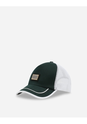 Dolce & Gabbana Trucker C.rete - Man Hats And Gloves Green Cotton 57