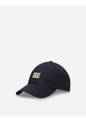 Dolce & Gabbana New Baseball Decostr - Man Hats And Gloves Blue 57