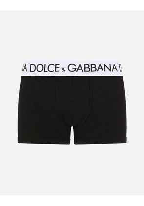 Dolce & Gabbana Two-way-stretch Cotton Jersey Regular-fit Boxers - Man Underwear And Loungewear Black Cotton 3