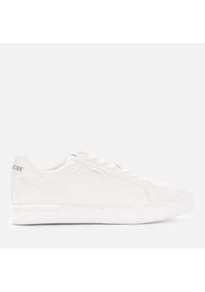 Coach Men's Lowline Leather Low Top Trainers - Optic White - UK 11.5