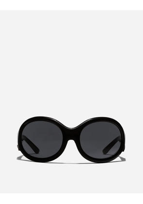 Dolce & Gabbana Occhiale Sole-202402 - Woman Sunglasses Black Acetate One Size