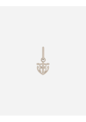 Dolce & Gabbana Single Stud Earring With “marina” Anchor - Man Bijoux Silver Metal Onesize