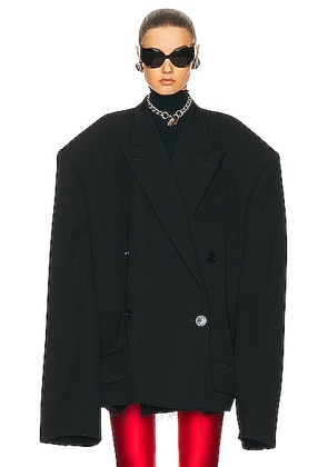 Balenciaga Cropped Blazer in Black - Black. Size S (also in ).