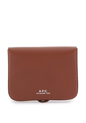 A.P.C. josh coin purse - OS Brown