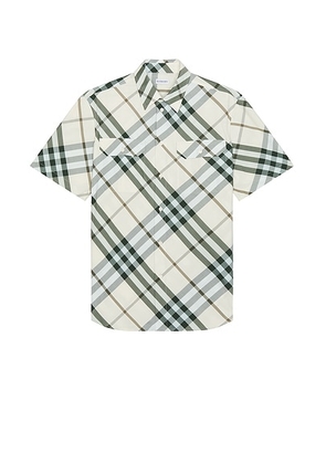 Burberry Shirt in Alabaster IP Check - Multi. Size M (also in S, XL/1X).