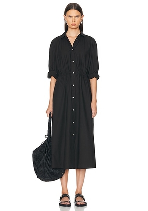Skall Studio Mia Shirt Dress in Black - Black. Size 36 (also in 38, 42).