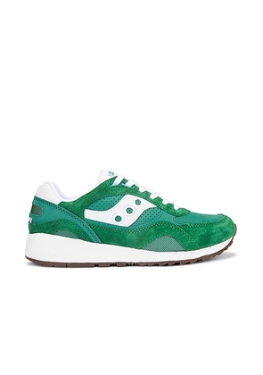 Saucony Shadow 6000 in Green & White - Green. Size 10 (also in 10.5, 11, 11.5, 12, 13, 8, 8.5, 9, 9.5).