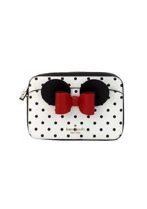 Kate Spade Disney Minnie Mouse Polka Dot Printed PVC Crossbody Camera Bag
