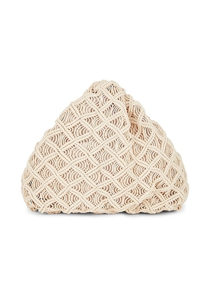 Cleobella Nia Crochet Bag in Ivory.