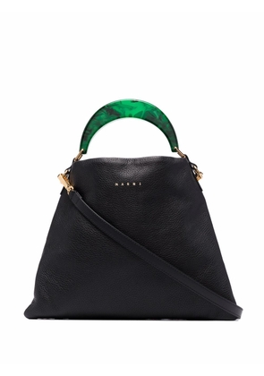 Marni small Venice leather tote bag - Black