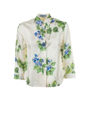 Prada Flower Twill Shirt