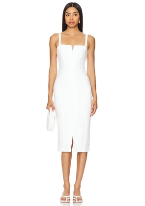 Amanda Uprichard Tisha Dress in White. Size M, S, XL, XS.