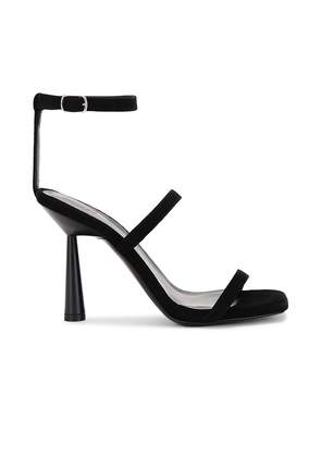 GIA BORGHINI Adaline Sandal in Black. Size 36.5, 37, 37.5, 38, 38.5, 39, 39.5, 41.