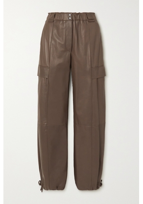 Brunello Cucinelli - Utility Leather Cargo Pants - Brown - IT38,IT40,IT42,IT44,IT46