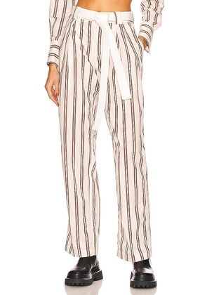 L'Academie Raylee Pant in Ivory. Size XS.