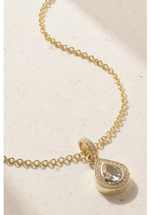 42 SUNS - 14-karat Gold, Topaz And Laboratory-grown Diamond Necklace - White - One size