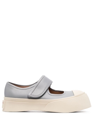 Marni leather Mary Jane sneakers - Grey