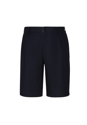 Eleventy Linen Bermuda Shorts