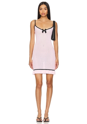 MAJORELLE Alessie Mini Dress in Pink. Size M, S, XS.