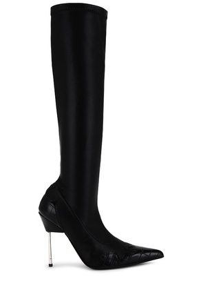 Miaou X Gia Borghini Charleston Boot in Black. Size 36, 37, 38, 39, 40, 41.