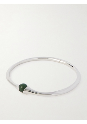 Sophie Buhai - Vienna Silver Jade Necklace - Green - One size
