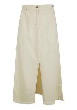 Antonelli Iago Denim Skirt With Slit