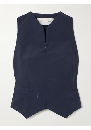Conner Ives - Recycled-twill Vest - Blue - x small,small,medium,large