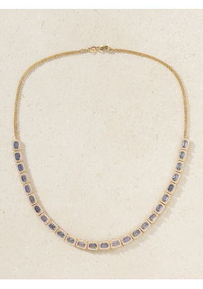 JIA JIA - 14-karat Gold, Sapphire And Diamond Necklace - Blue - One size
