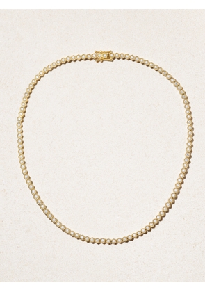 KOLOURS JEWELRY - Hexagon Large 18-karat Gold Diamond Necklace - One size
