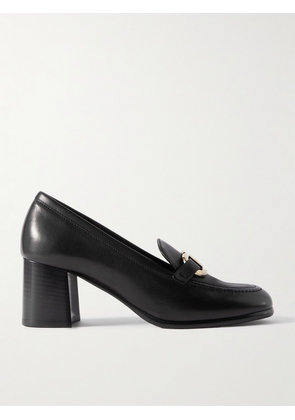Ferragamo - Marlena Embellished Leather Loafers - Black - US5.5,US6,US6.5,US7,US7.5,US8,US8.5,US9,US9.5,US10,US11