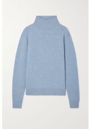 The Elder Statesman - Cashmere Turtleneck Sweater - Blue - xx small,x small,small,medium,large