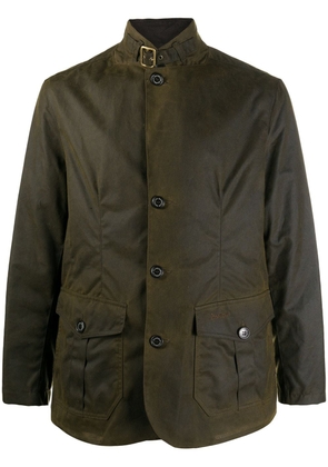 Barbour wax coated high-neck jacket - Green