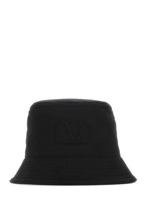 Valentino Garavani Black Cotton Hat
