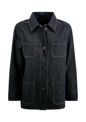 Max Mara Studio Buttoned Long-Sleeved Jacket
