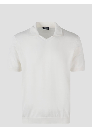 Drumohr Buttonless Cotton Polo Shirt