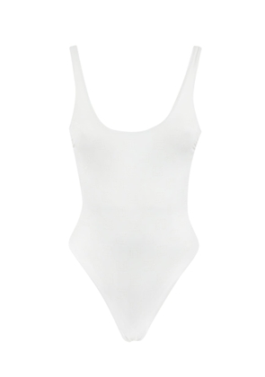 Elisabetta Franchi One-Piece Swimsuit In Lycra And Rhinestone Logo