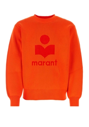 Isabel Marant Fluo Orange Polyester Blend Ayler Sweater