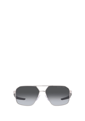 Prada Linea Rossa Ps 55Ws Silver Sunglasses
