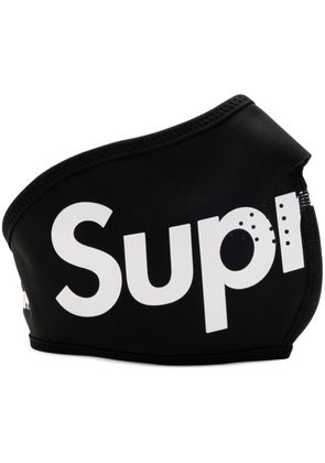 Supreme x Windstopper logo-print face mask - Black
