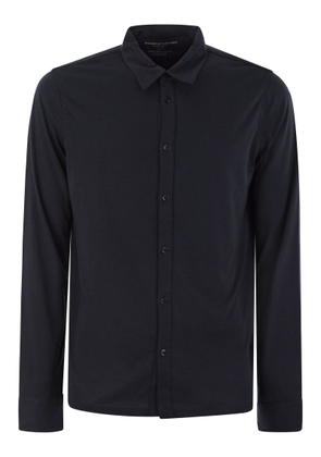 Majestic Filatures Long-Sleeved Shirt In Lyocell And Cotton