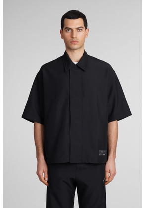 Oamc Sally Shirt In Black Polyester