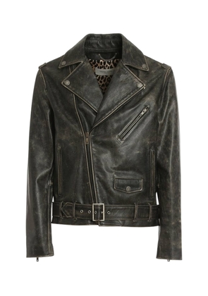 Golden Goose Golden M`s Chiodo Jacket Distressed Bull Leather