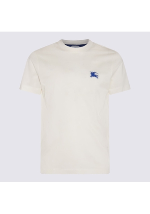 Burberry White Cotton T-Shirt