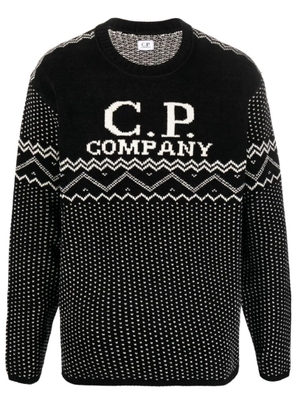 C.p. Company Black Cotton Jumper