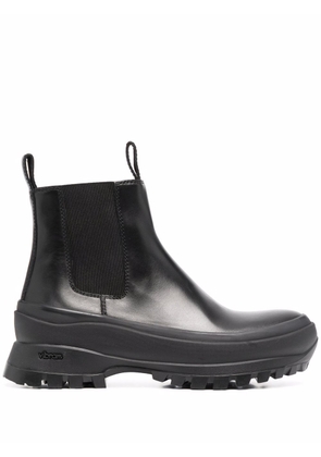 Jil Sander leather ankle boots - Black