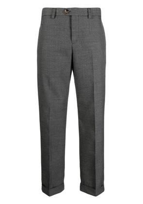 PT Torino turn-up straight-leg trousers - Grey